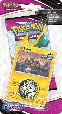 Pokemon SWSH8 Fusion Strike Checklane Blister - Blitzle   Save