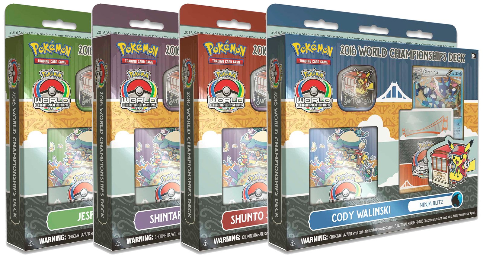 Pokemon 2016 World Championships Decks - Set of All 4 Decks