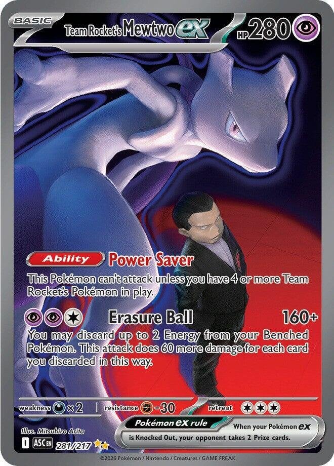 Team Rocket's Mewtwo ex - 281/217 - Special Illustration Rare  Save