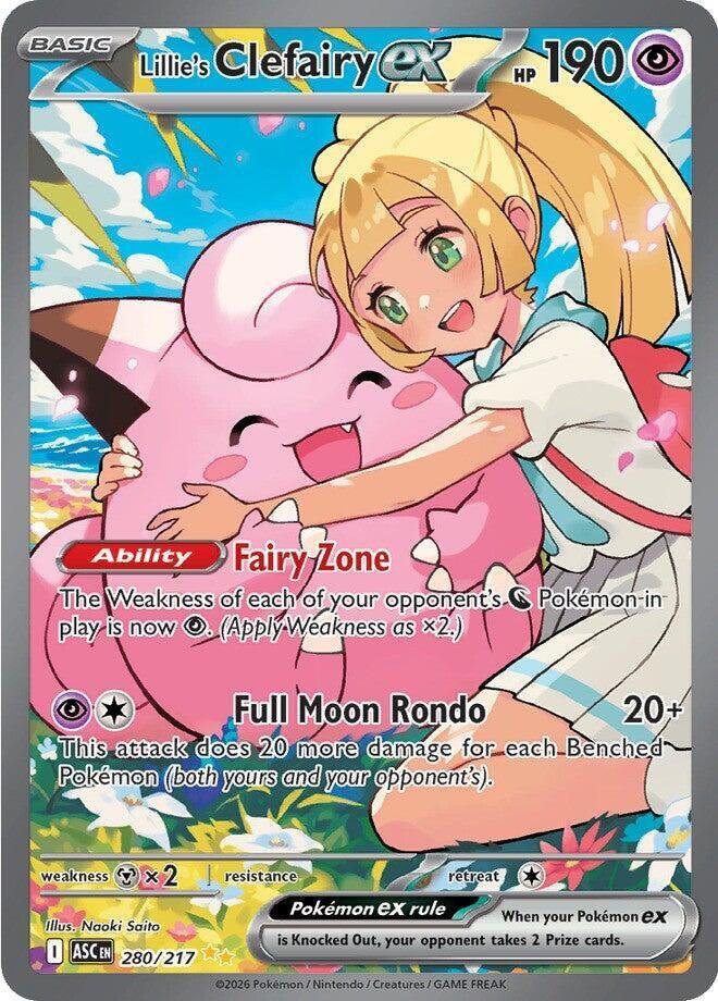 Lillie's Clefairy ex - 280/217 - Special Illustration Rare