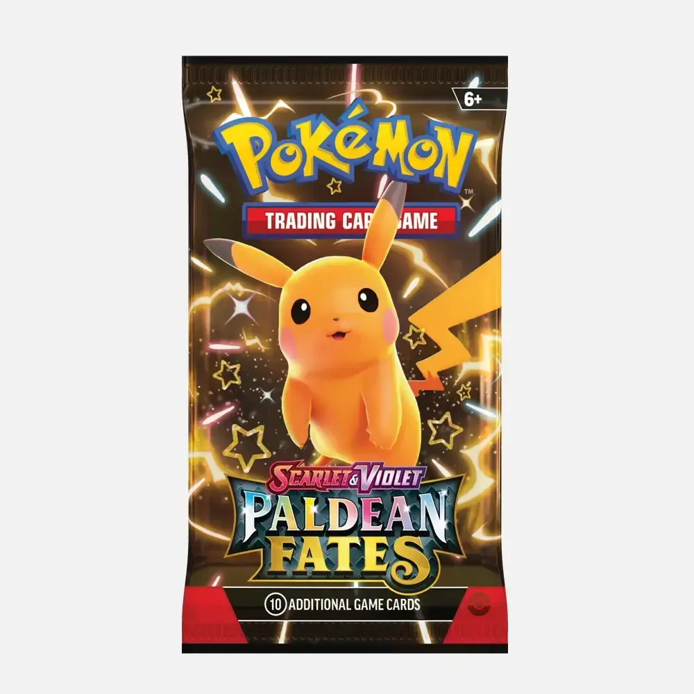 f13 Pokemon SV4.5 Paldean Fates Booster Pack - Shiny Pikachu