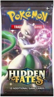 Pokemon Hidden Fates Booster Pack - Mewtwo Artwork