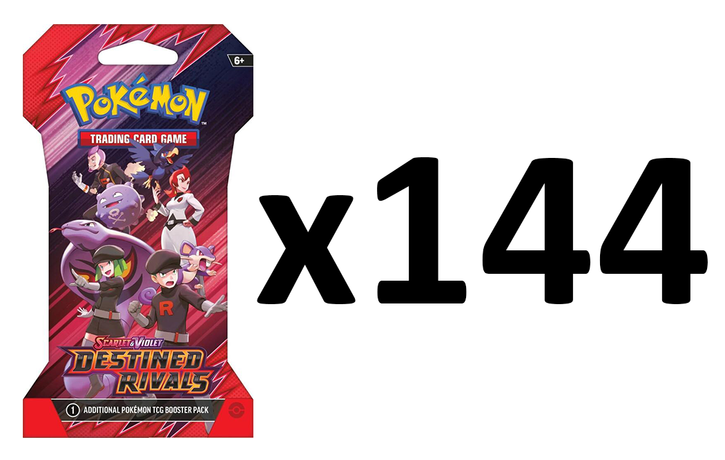 Pokemon SV10 Destined Rivals Sleeved Booster Case (144ct)