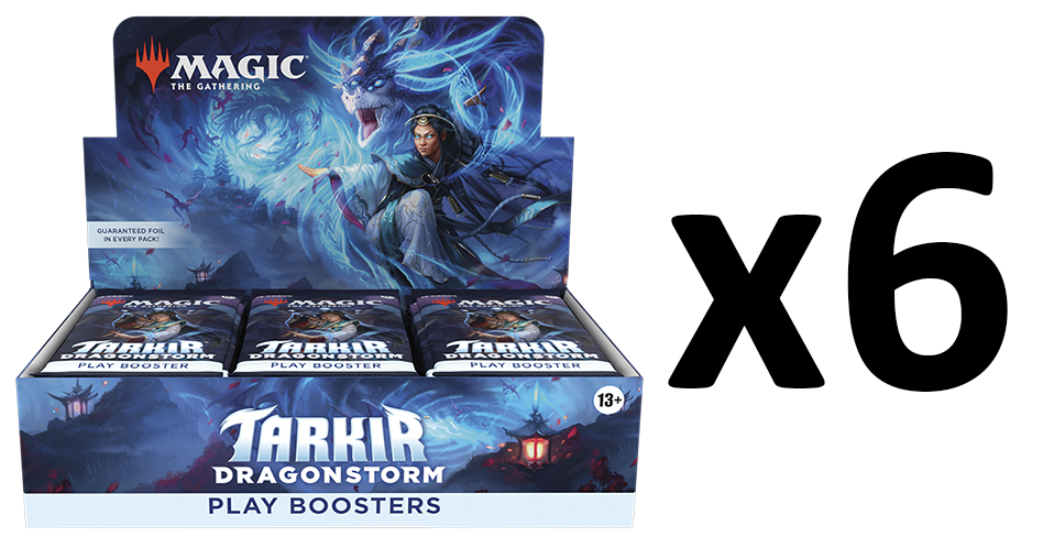 MTG Tarkir: Dragonstorm PLAY Booster 6-Box CASE   Save