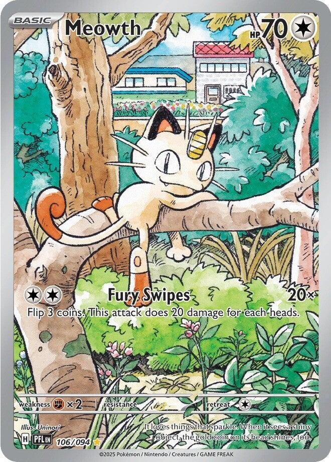 Meowth - 106/094 - Illustration Rare