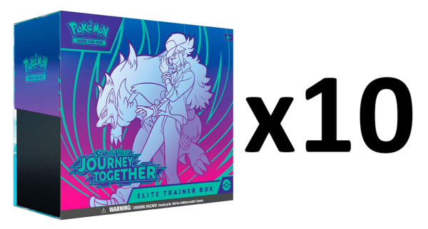 Pokemon SV9 Journey Together Elite Trainer Box CASE (10 ETBs)