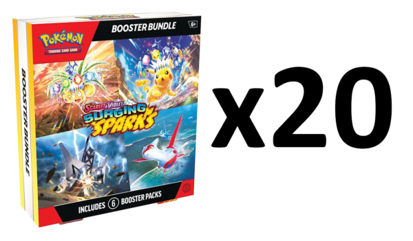 Pokemon SV8 Surging Sparks Booster Bundle CASE 20ct