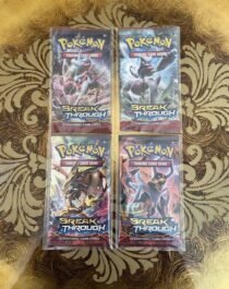 4x Pokemon XY Breakthrough Booster Pack SEALED English UNWEIGHED All Cover Arts